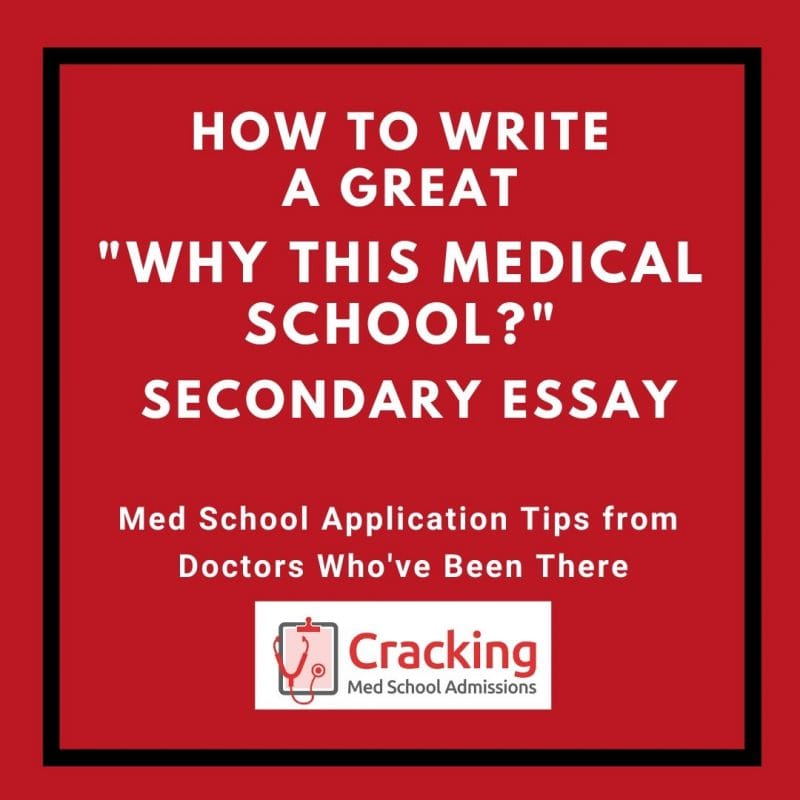 Why this medical school secondary essay example – Cracking Med School Admissions Success Tips Why this medical school secondary essay example - Cracking Med School Admissions Success Tips