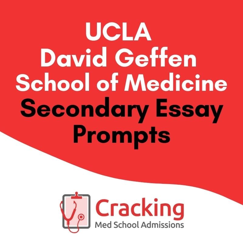 UCLA Medical School Secondary Application Questions